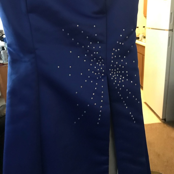 Dark blue prom dress - Picture 3 of 3
